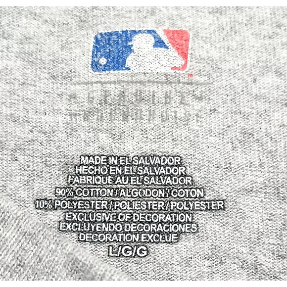 Boston Red Sox  Major Leagues Baseball Gray T-shirt Size Large - Picture 3 of 5